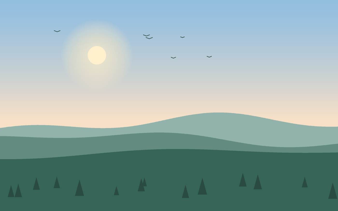 Landschaftsillustration