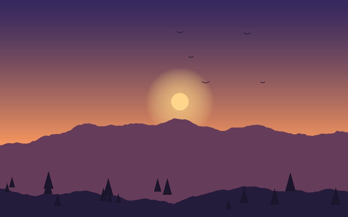 Landschaftsillustration