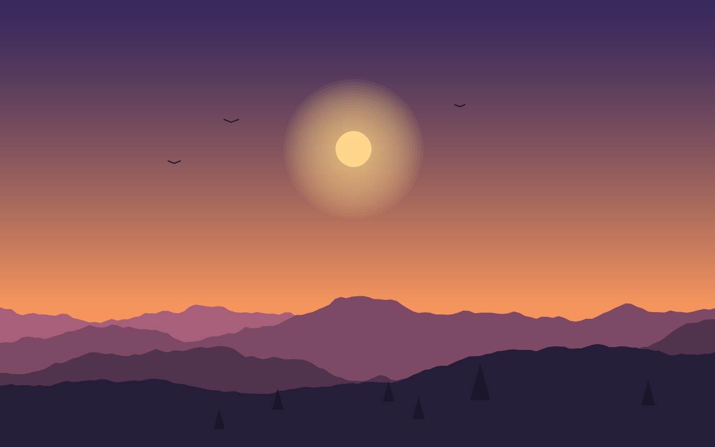 Landschaftsillustration