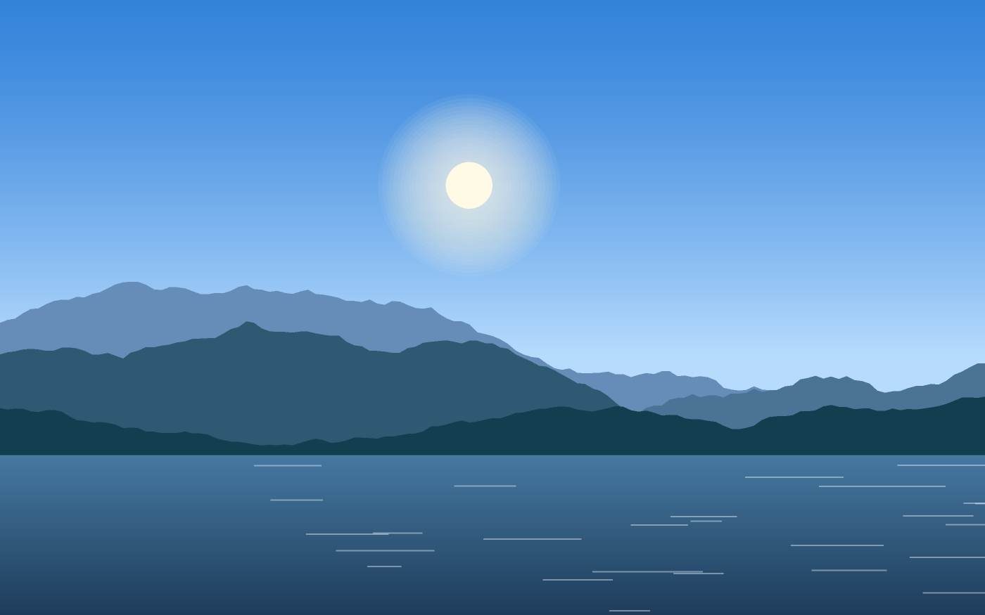 Ilustrace krajiny