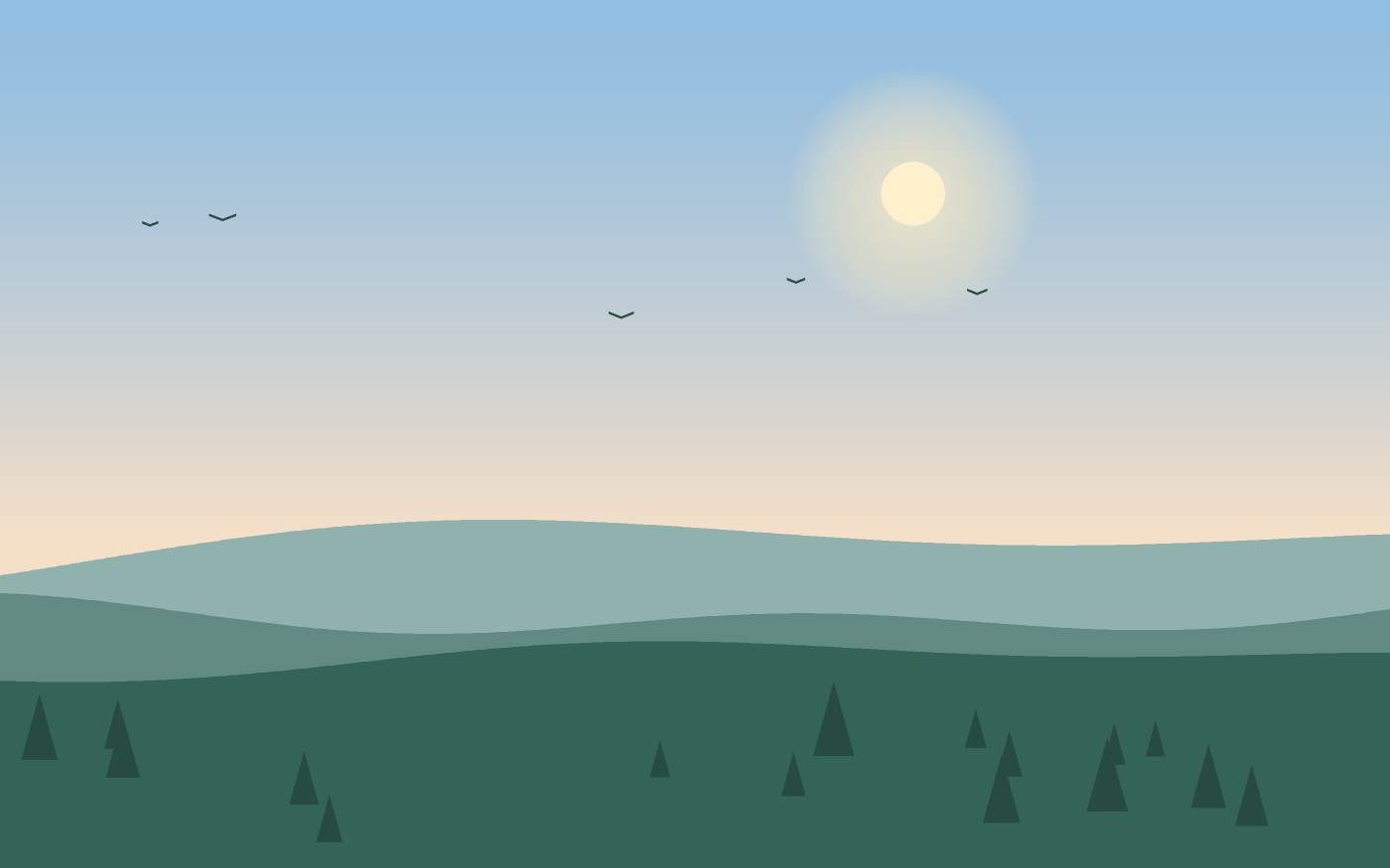 Landschaftsillustration