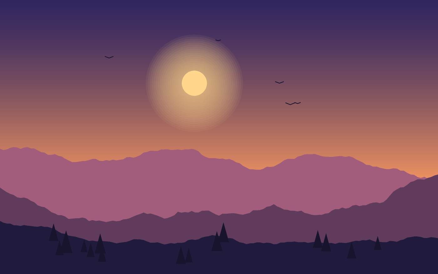 Landskabsillustration