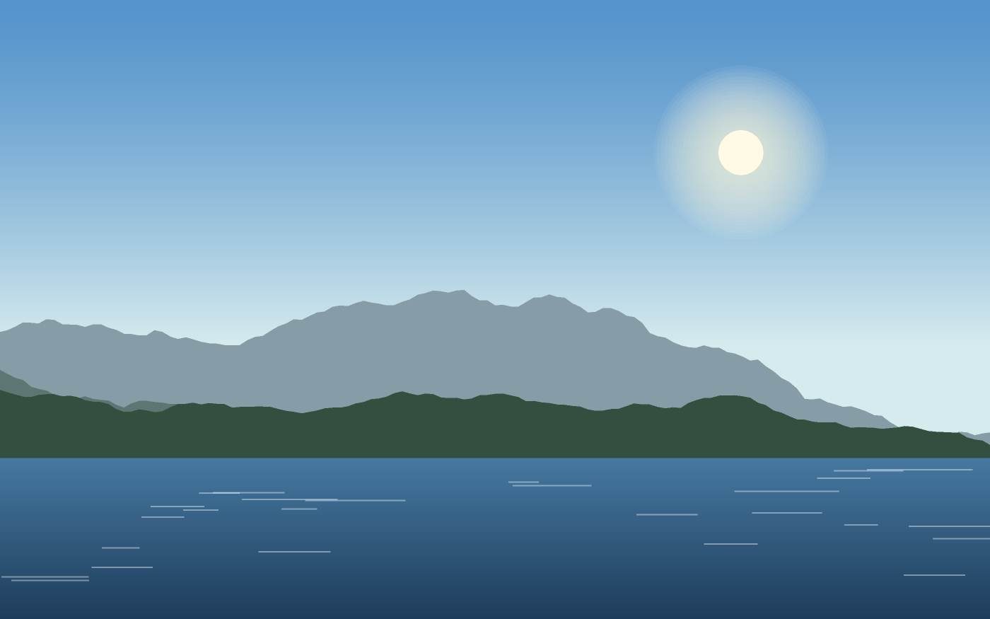 Ilustración de un paisaje