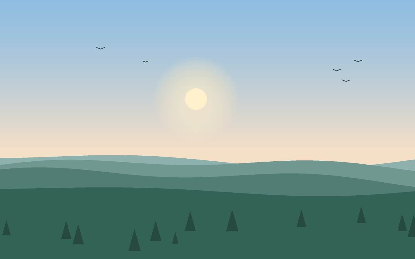 Ilustración de un paisaje