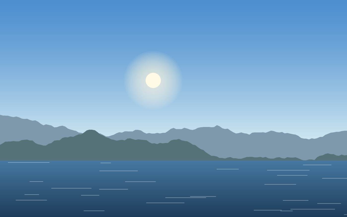 Landschapsillustratie